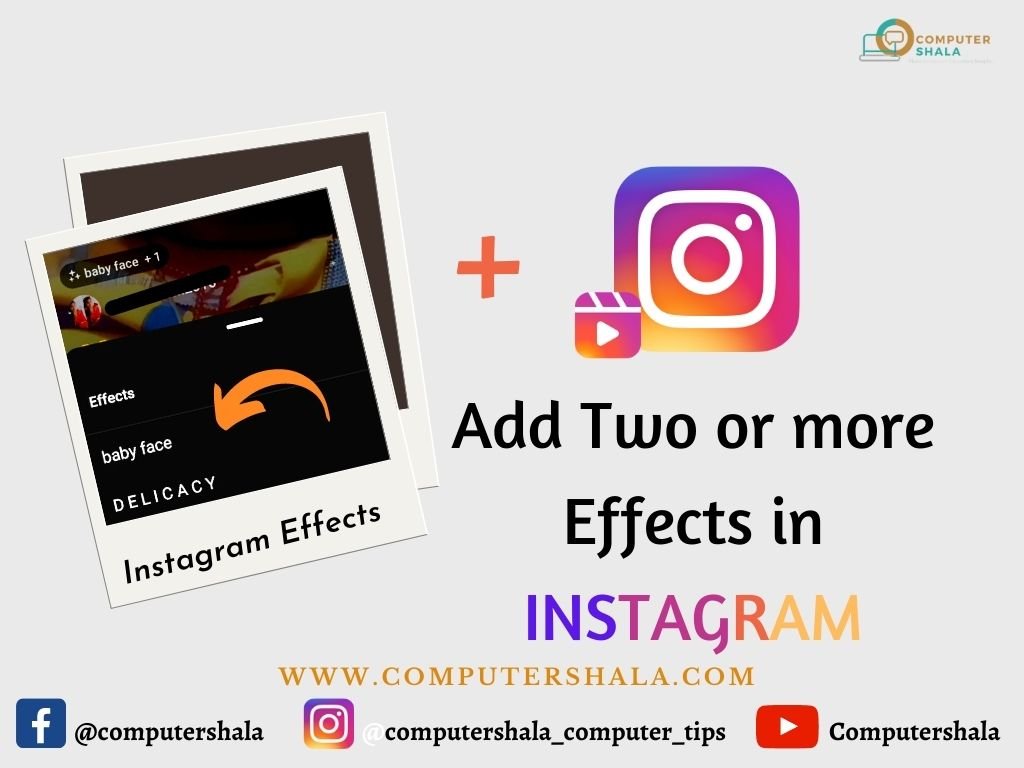 Add Two or more Effects in INSTAGRAM (1)