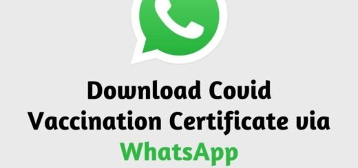 Covid Vaccination Certificate via WhatsApp