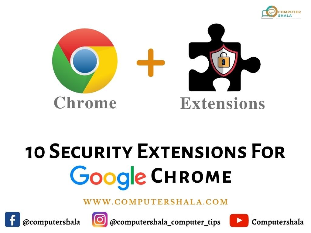 10 Security Extensions For Google Chrome