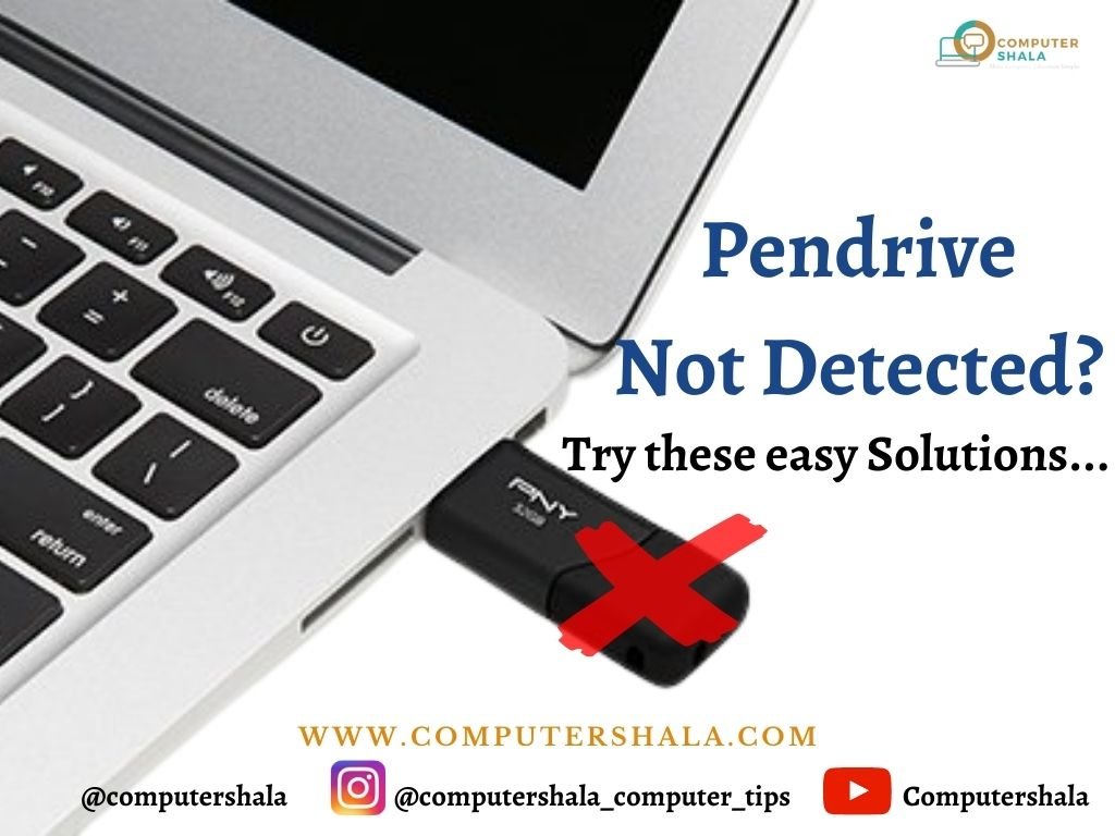 Pendrive Not Detected